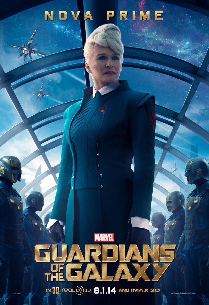 Character poster for "Guardians of the Galaxy."