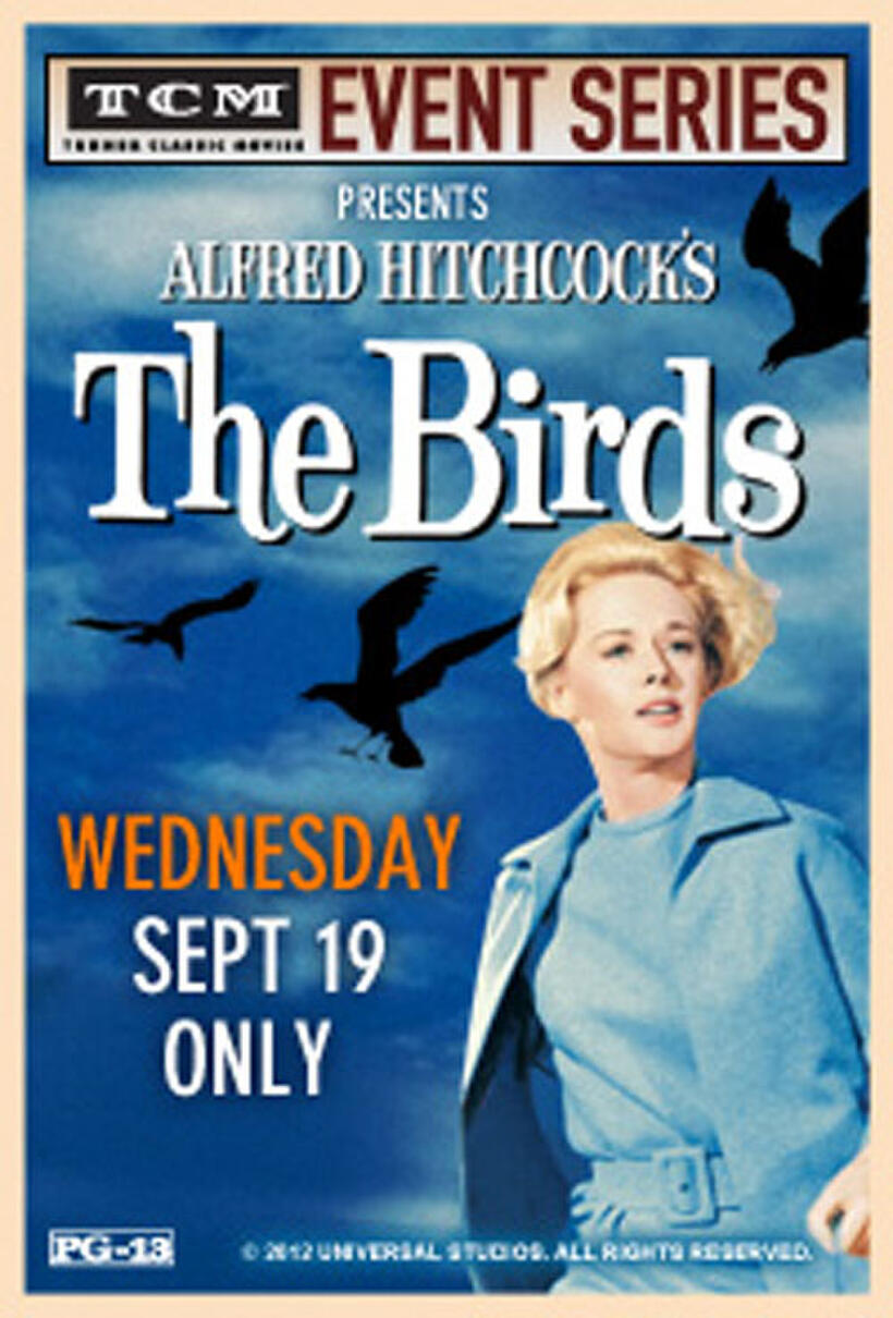 Poster art for "TCM Presents The Birds."