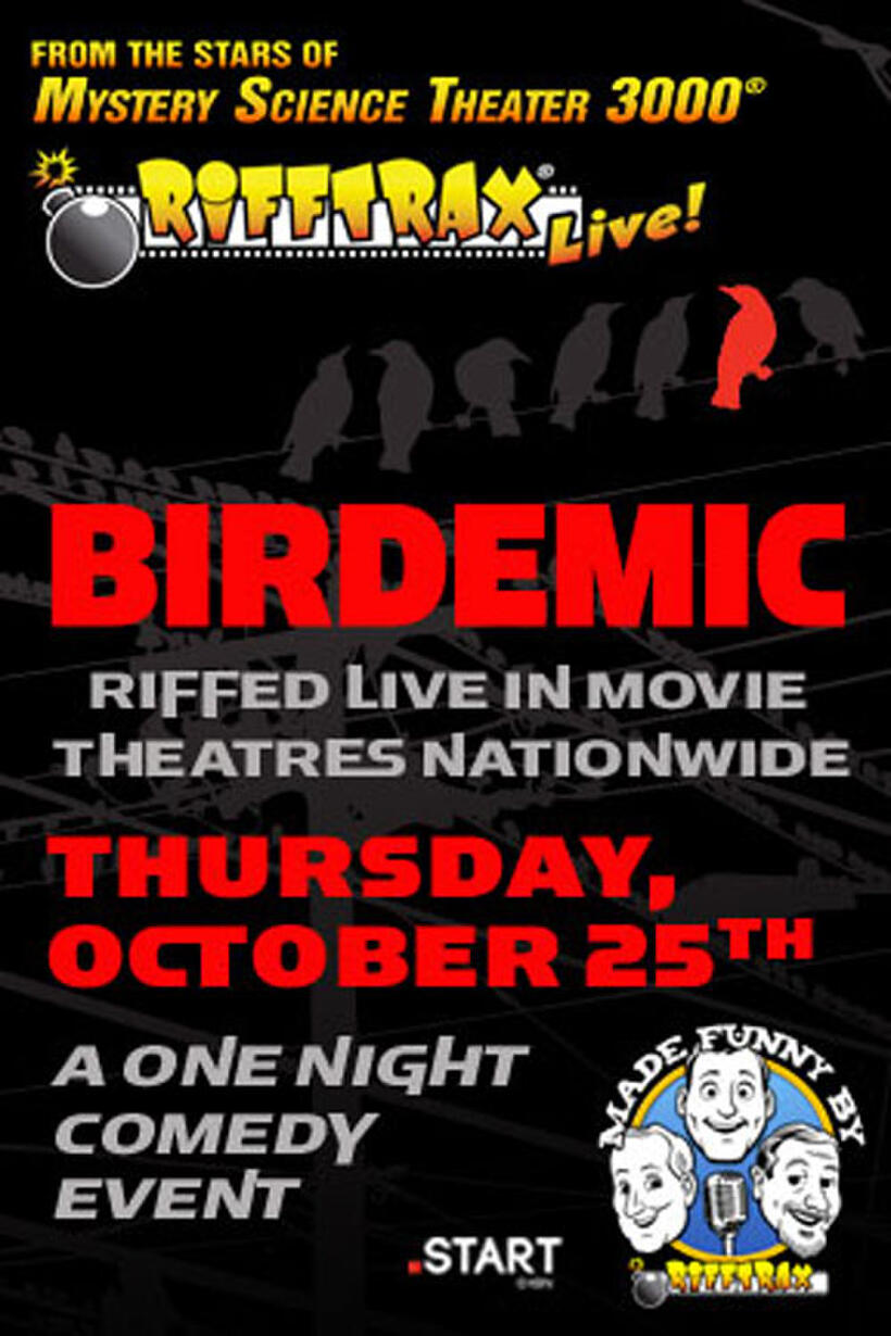 Poster art for "RiffTrax Live: Birdemic."