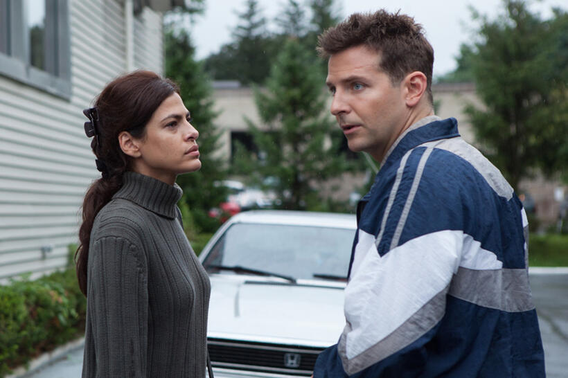 Eva Mendes as Romina and Bradley Cooper as Avery in "The Place Beyond the Pines."