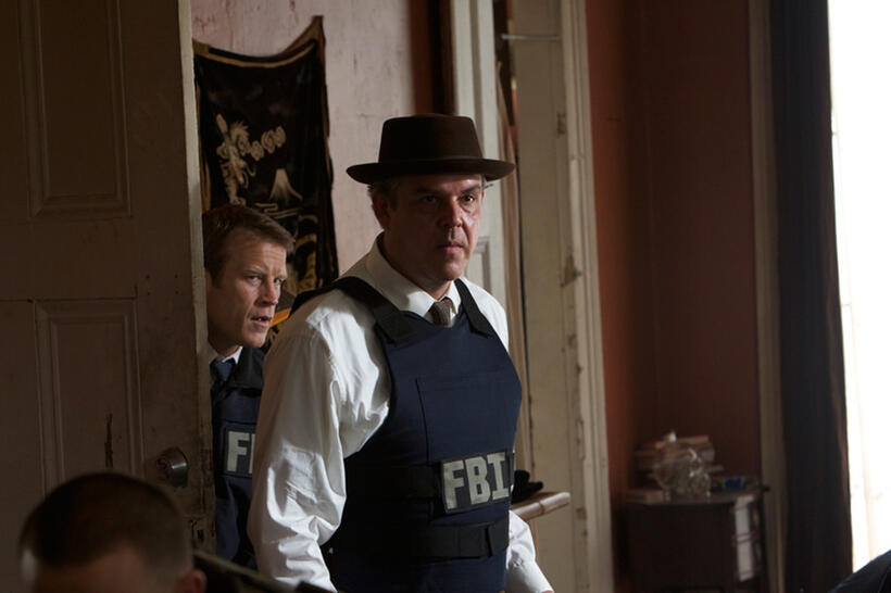 Danny Huston as Tim Harlend and Mark Valley as Fletcher in "Stolen."
