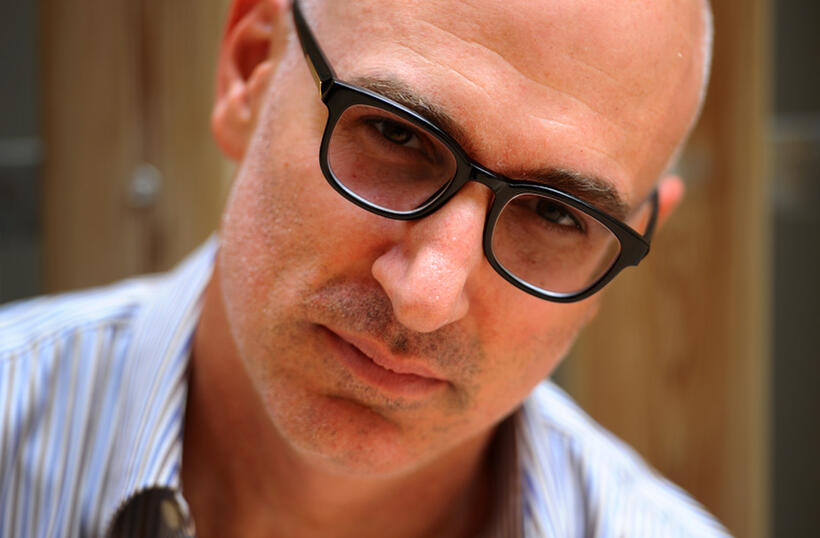 Director Eytan Fox on the set of "Yossi."