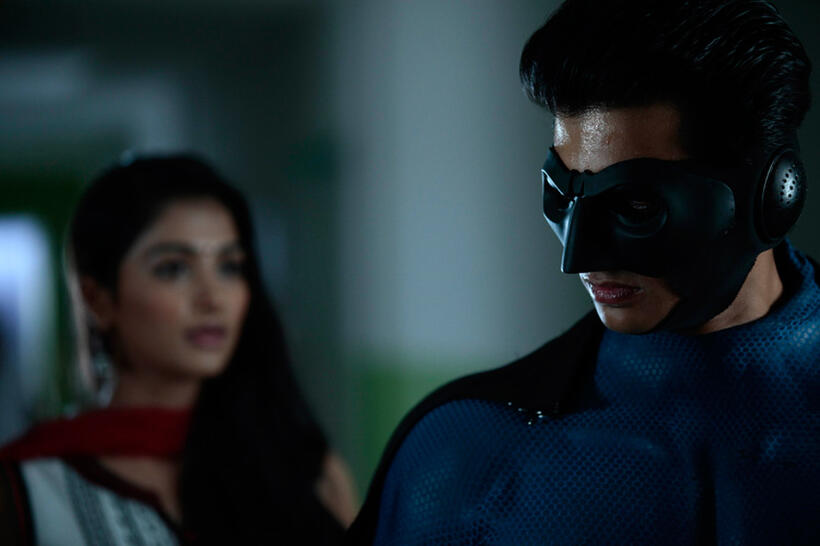 A scene from "Mugamoodi."