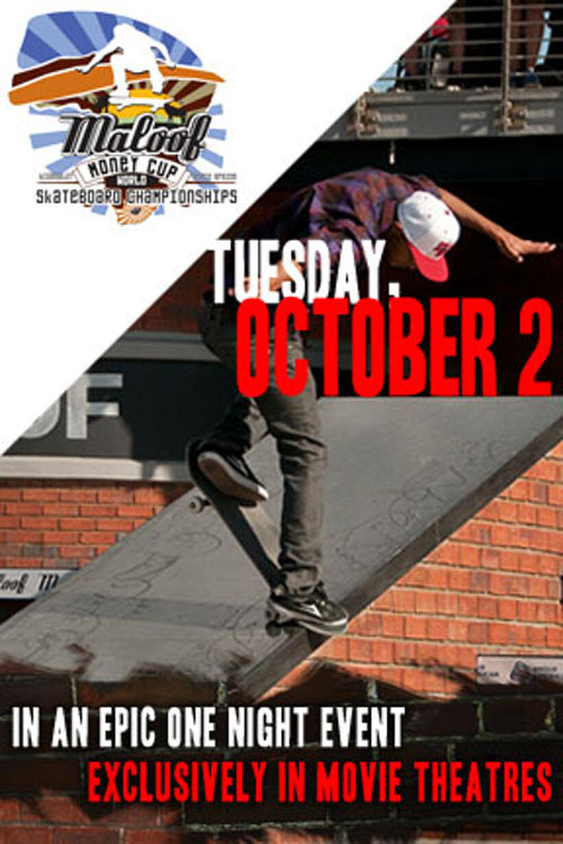 Poster art for "Maloof Cup World Skateboarding Championship Event."