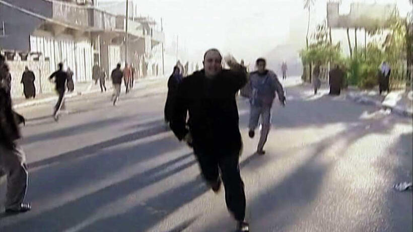 A scene from "Tears of Gaza."