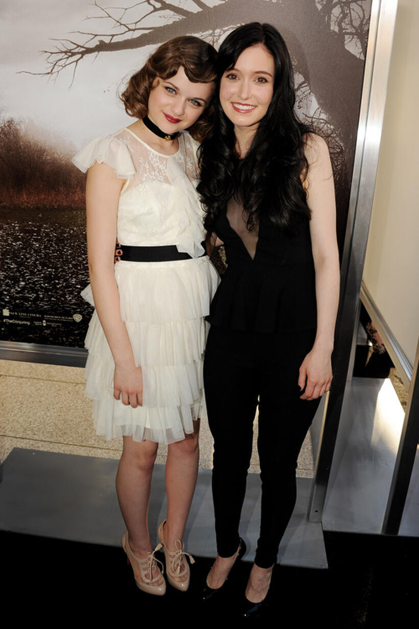 Joey King and Hayley McFarland at the California premiere of "The Conjuring."