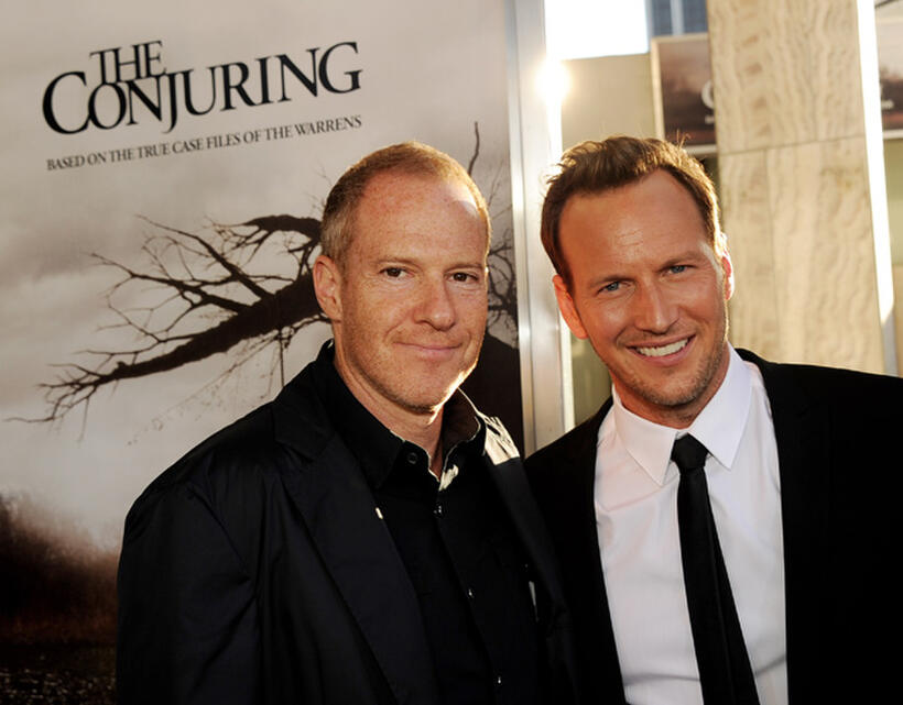 Toby Emmerich and Patrick Wilson at the California premiere of "The Conjuring."