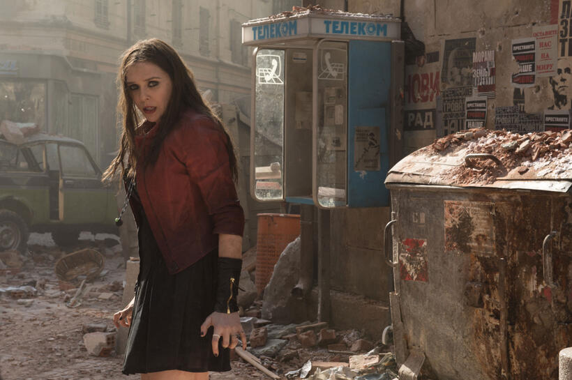 Elizabeth Olson as Wanda Maximoff in "Avengers: Age of Ultron."