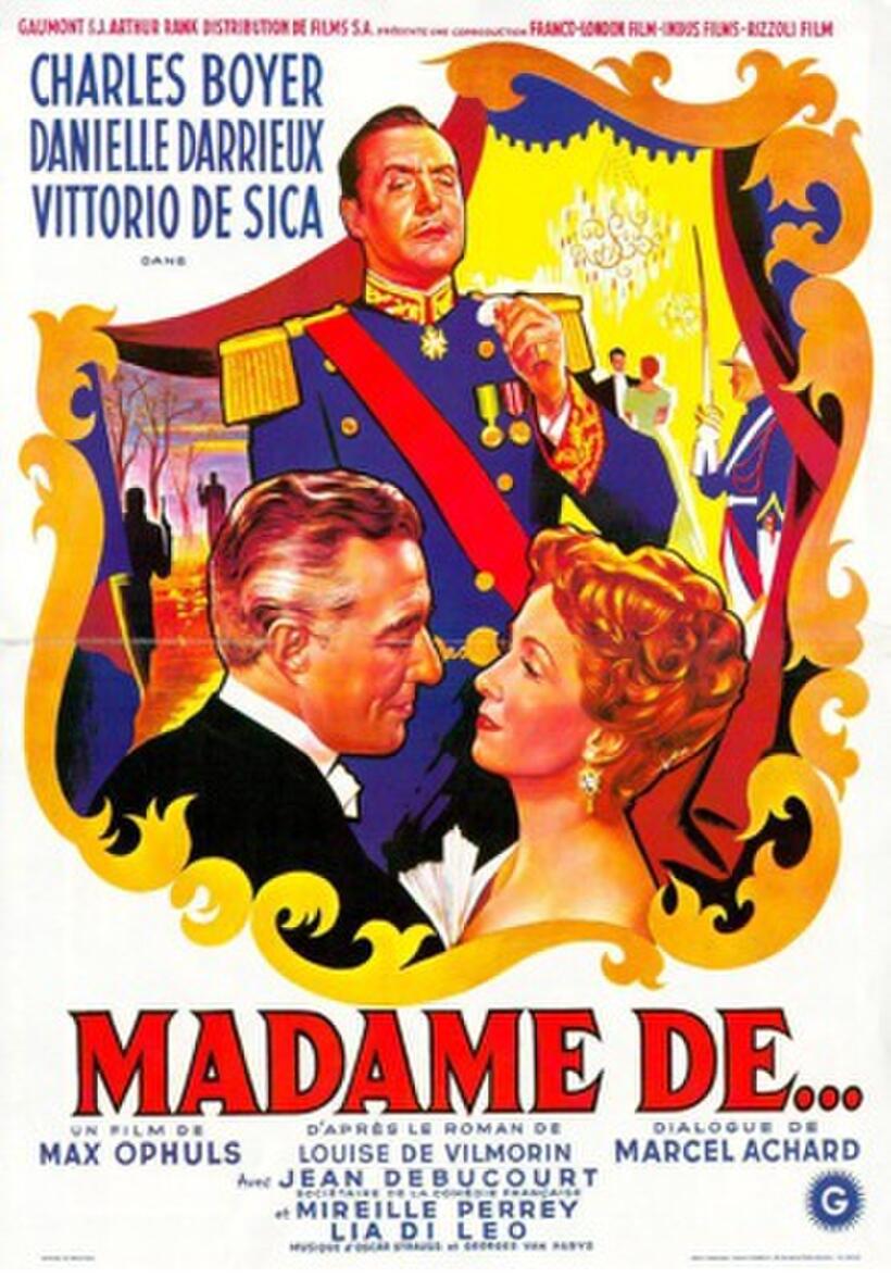 Poster art for "The Earrings of Madame De..."