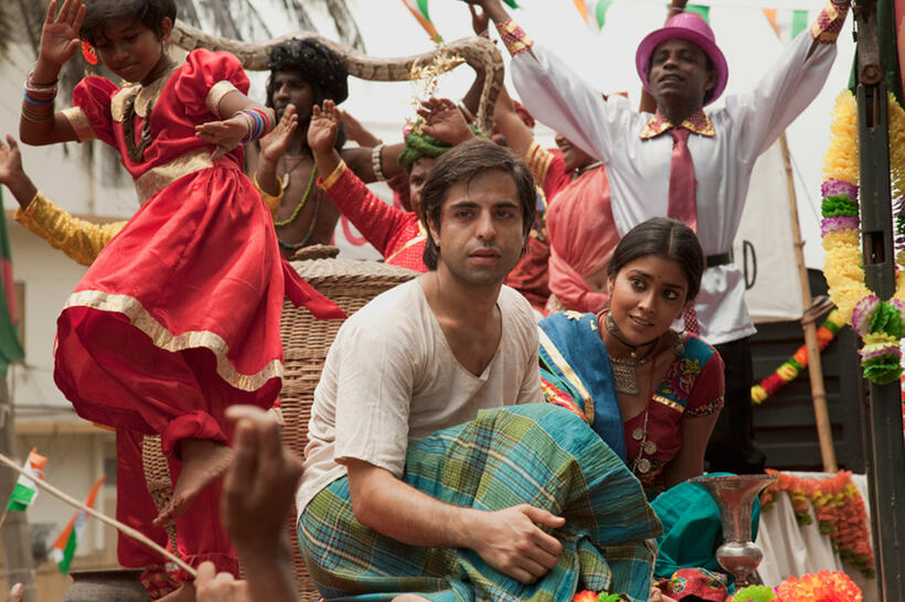 Satya Bhabha and Shriya Saran in "Midnight's Children."