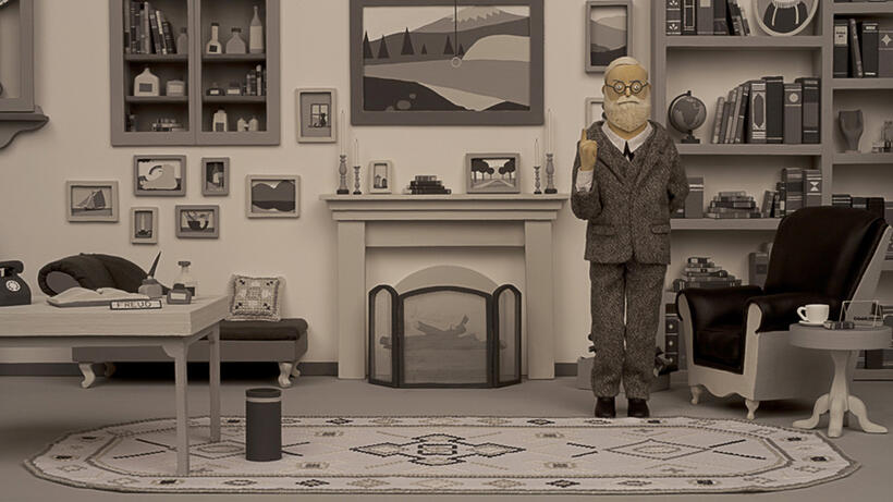 A scene from "A Liar's Autobiography - The Untrue Story of Monty Python's Graham Chapman."