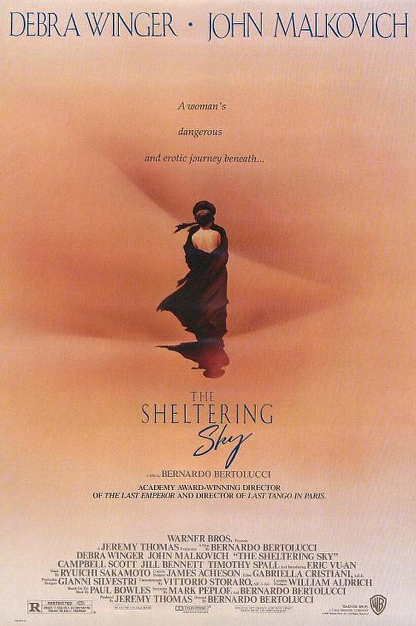 Poster art for "The Sheltering Sky."
