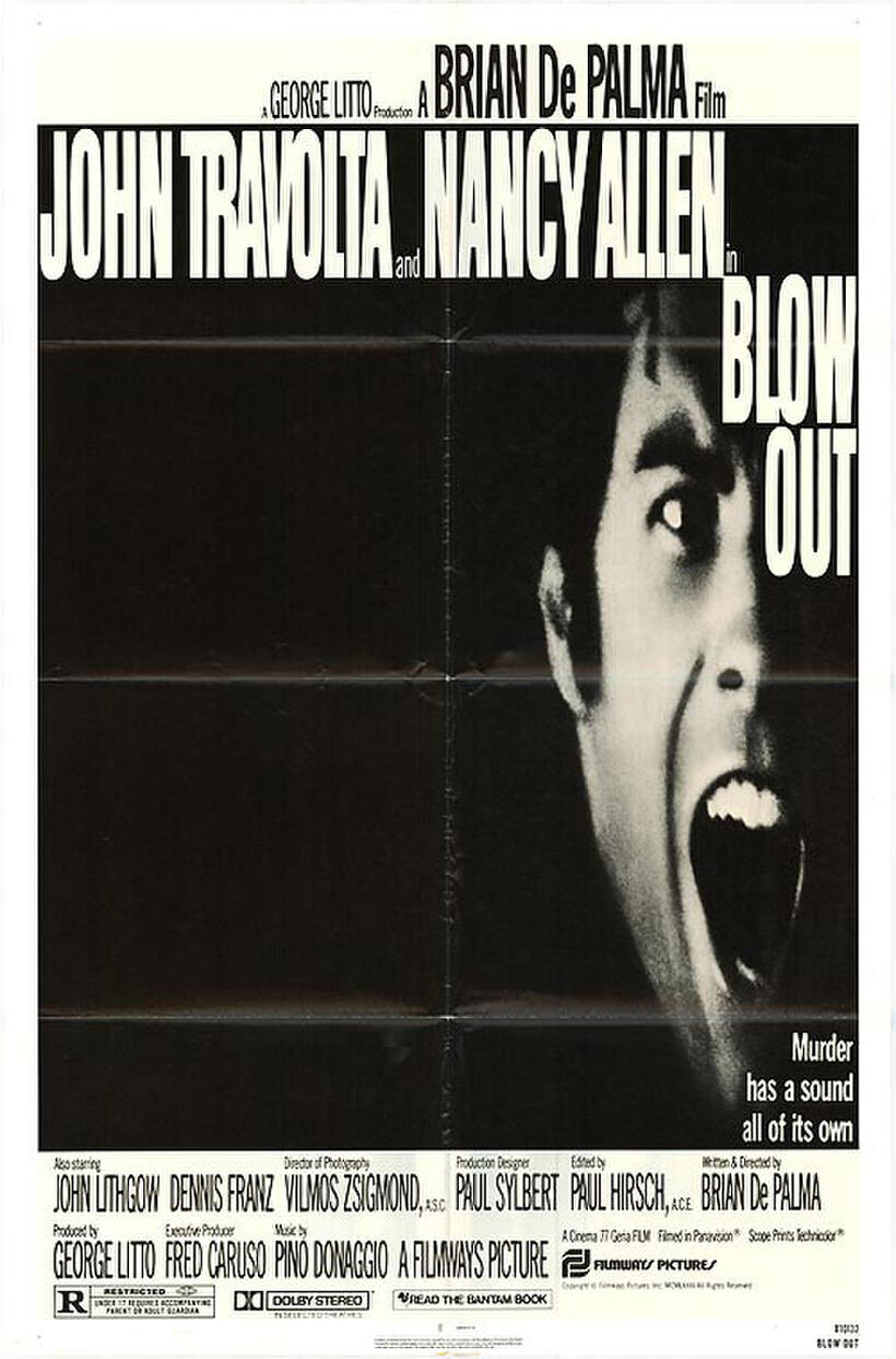 Poster art for "Blow Out."