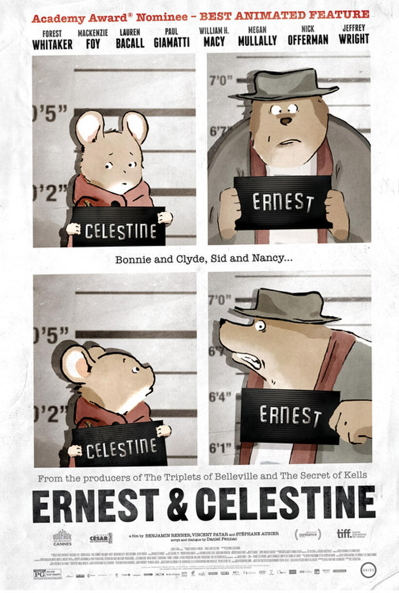 Poster art for "Ernest and Celestine."
