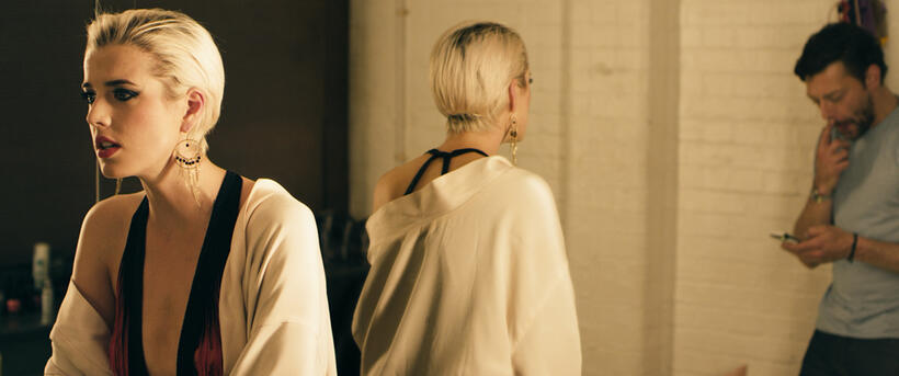 Agyness Deyn and Richard Coyle in "Pusher."
