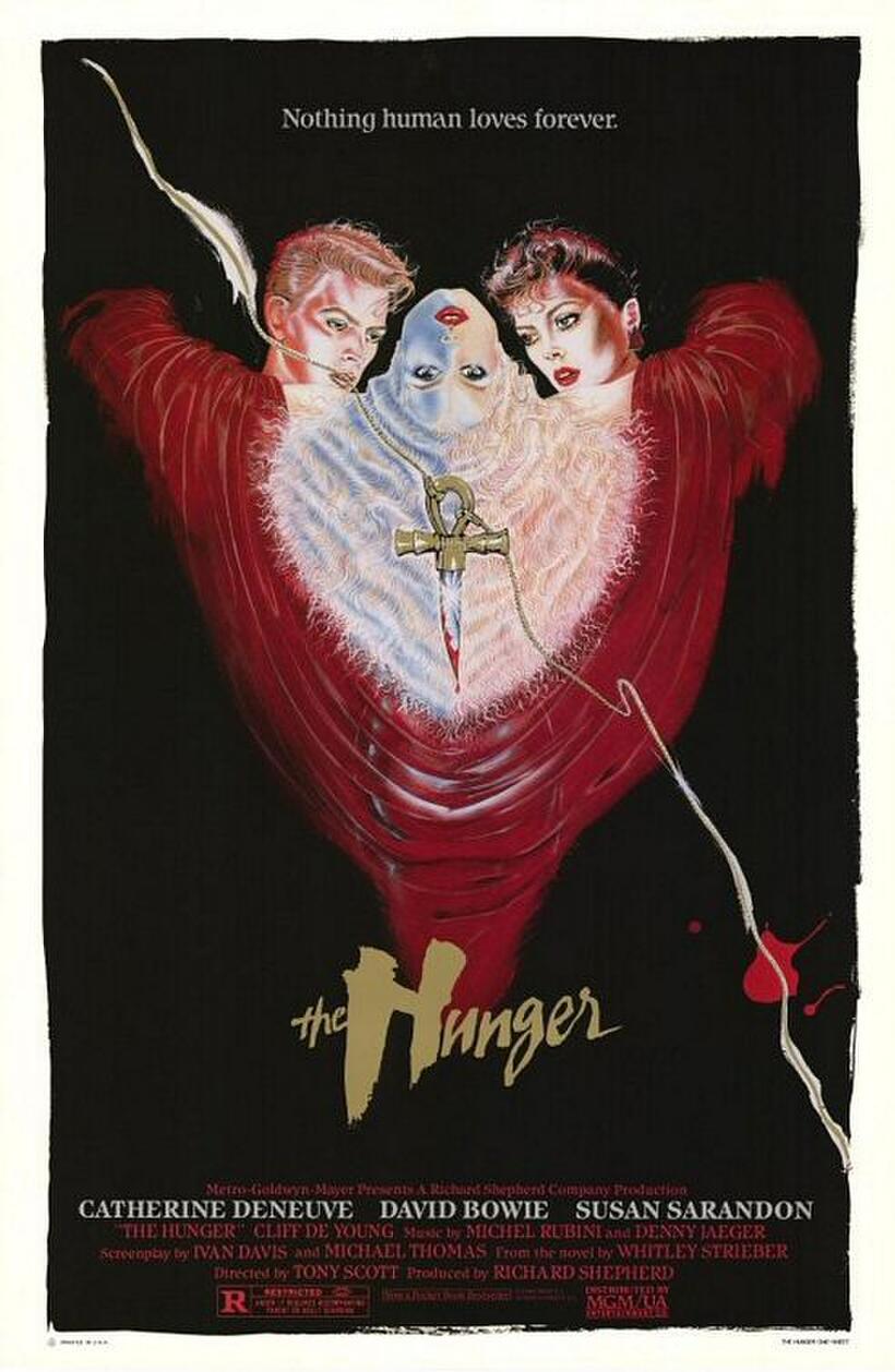 Poster art for "The Hunger."