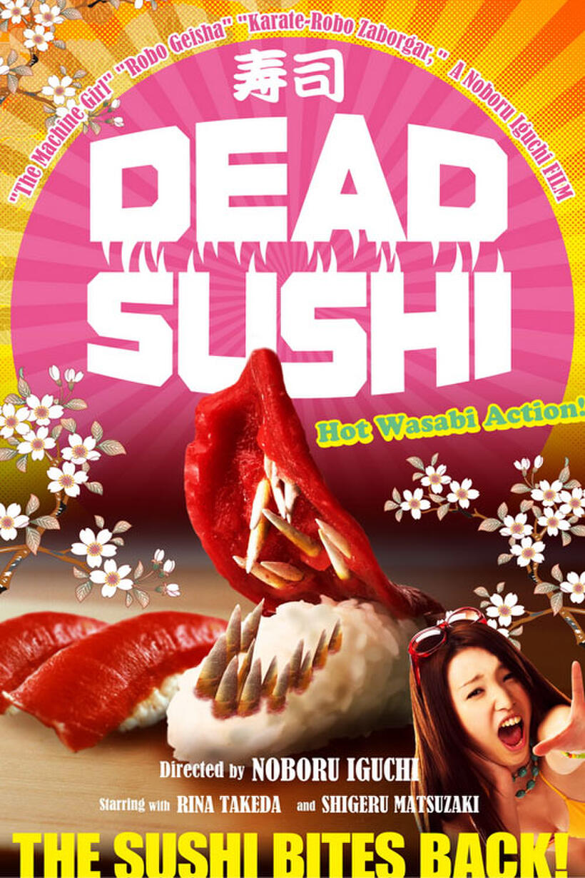 Poster art for "Dead Sushi."