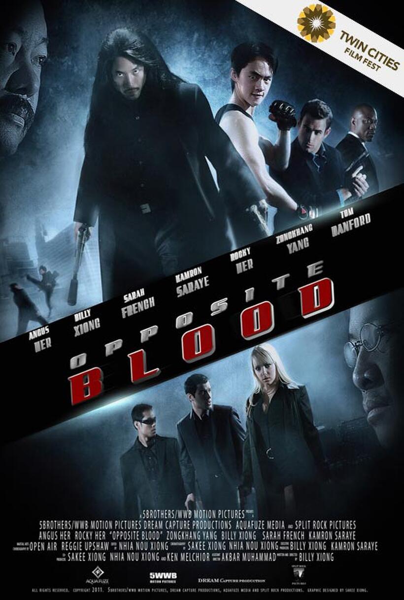 Poster art for "Opposite Blood."