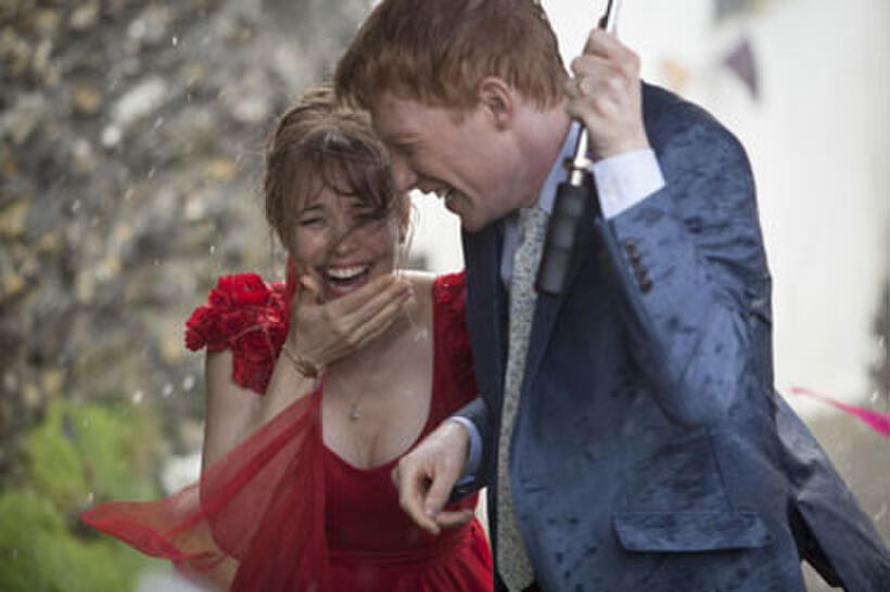 Rachel McAdams and Domhnall Gleeson in "About Time."