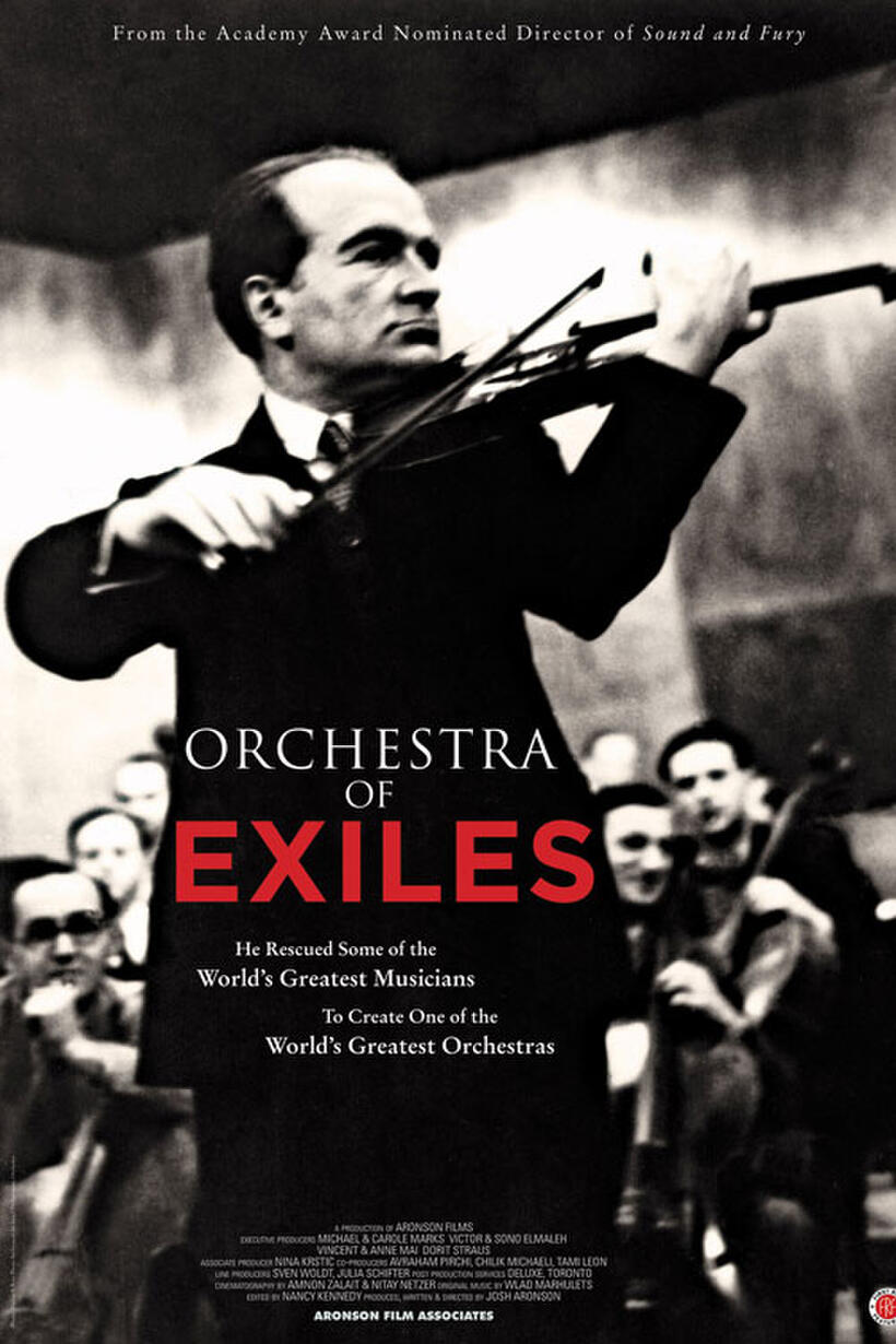 Poster art for "Orchestra of Exiles."