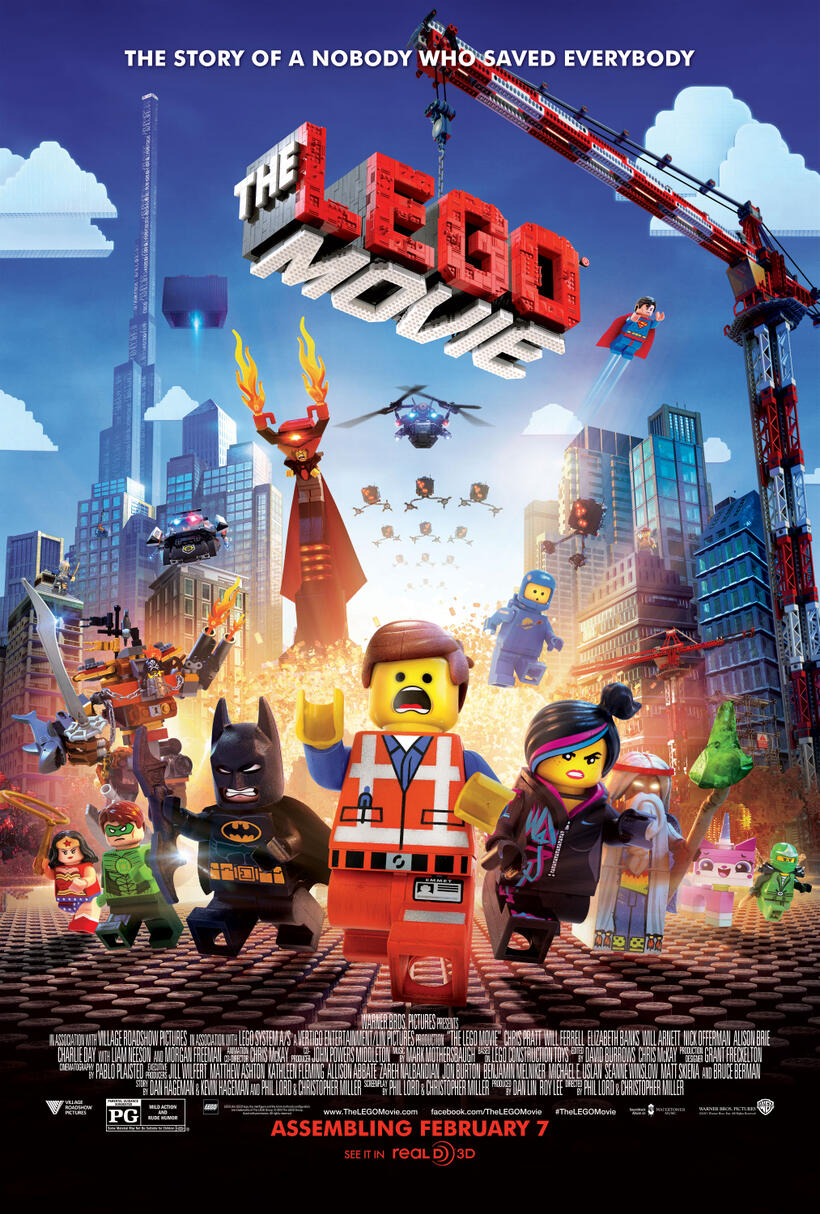 Poster art for "The LEGO Movie."