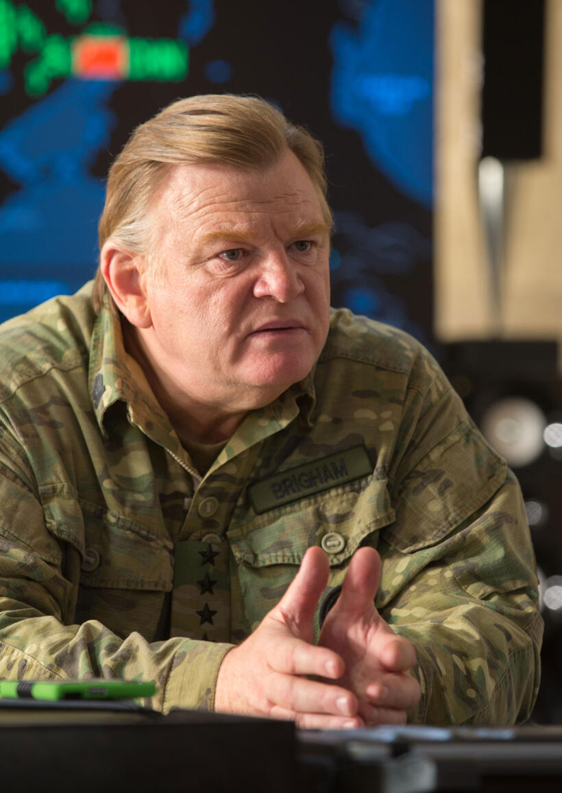 Brendan Gleeson as General Brigham in "Edge of Tomorrow."