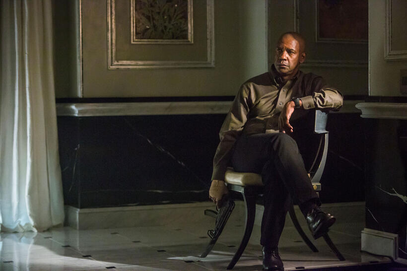 Denzel Washington as Robert McCall in "The Equalizer."