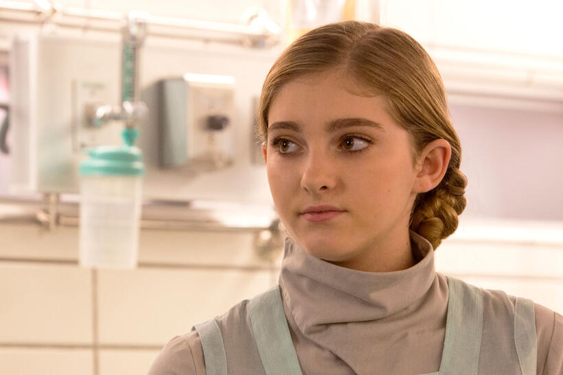 Willow Shields as Primrose Everdeen in "The Hunger Games: Mockingjay, Part 1."