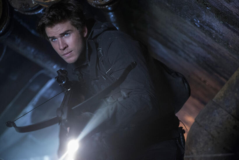 Liam Hemsworth as Gale Hawthorne in "The Hunger Games: Mockingjay - Part 2."