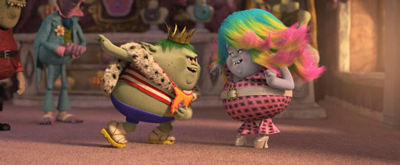 A scene from "Trolls."
