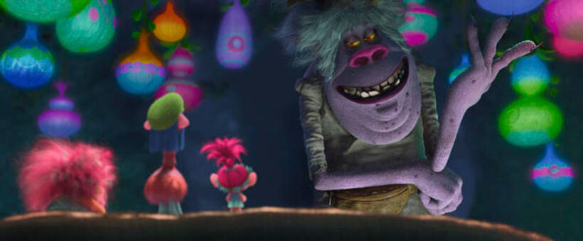 A scene from "Trolls."