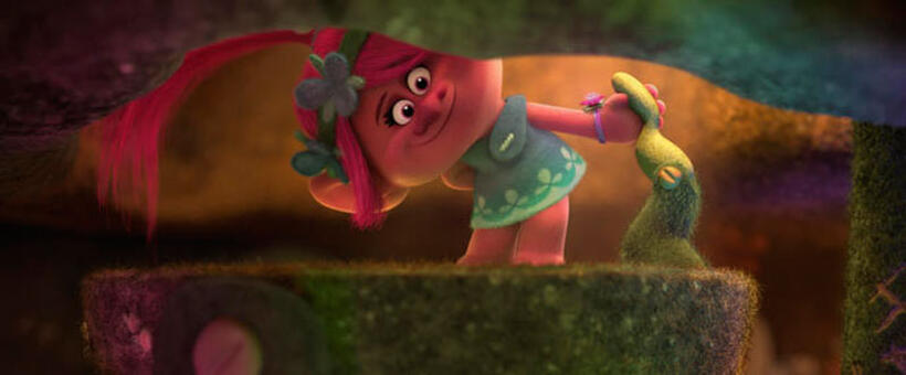 A scene from "Trolls."