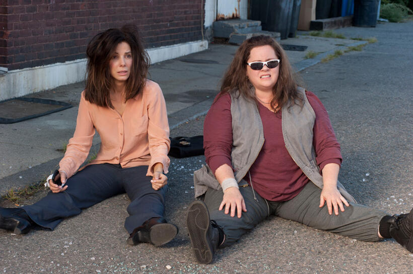 Sandra Bullock and Melissa McCarthy in "The Heat."