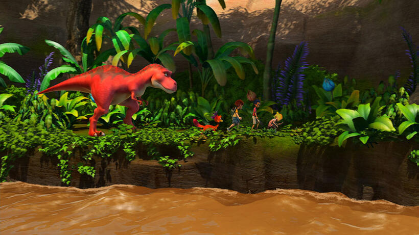 A scene from "Dino Time."
