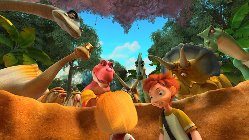 A scene from "Dino Time."