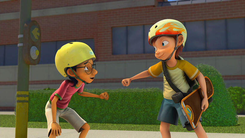 A scene from "Dino Time."