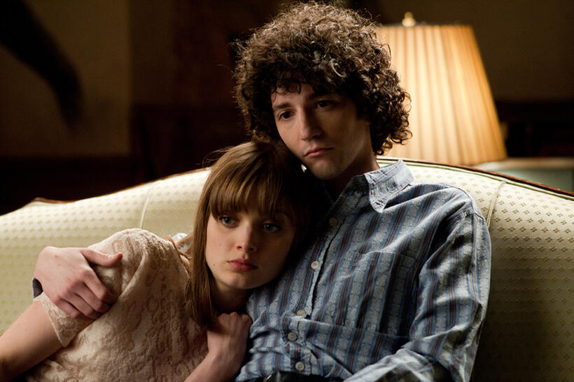 Bella Heathcote as Grace Dietz and John Magaro as Douglas in "Not Fade Away."