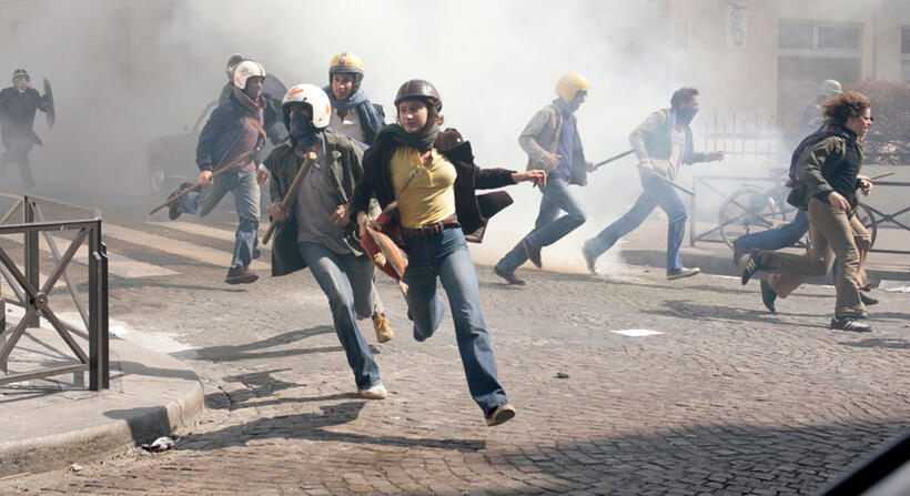 Clement Metayer as Gilles and Lola Creton as Christine in "Something in the Air."