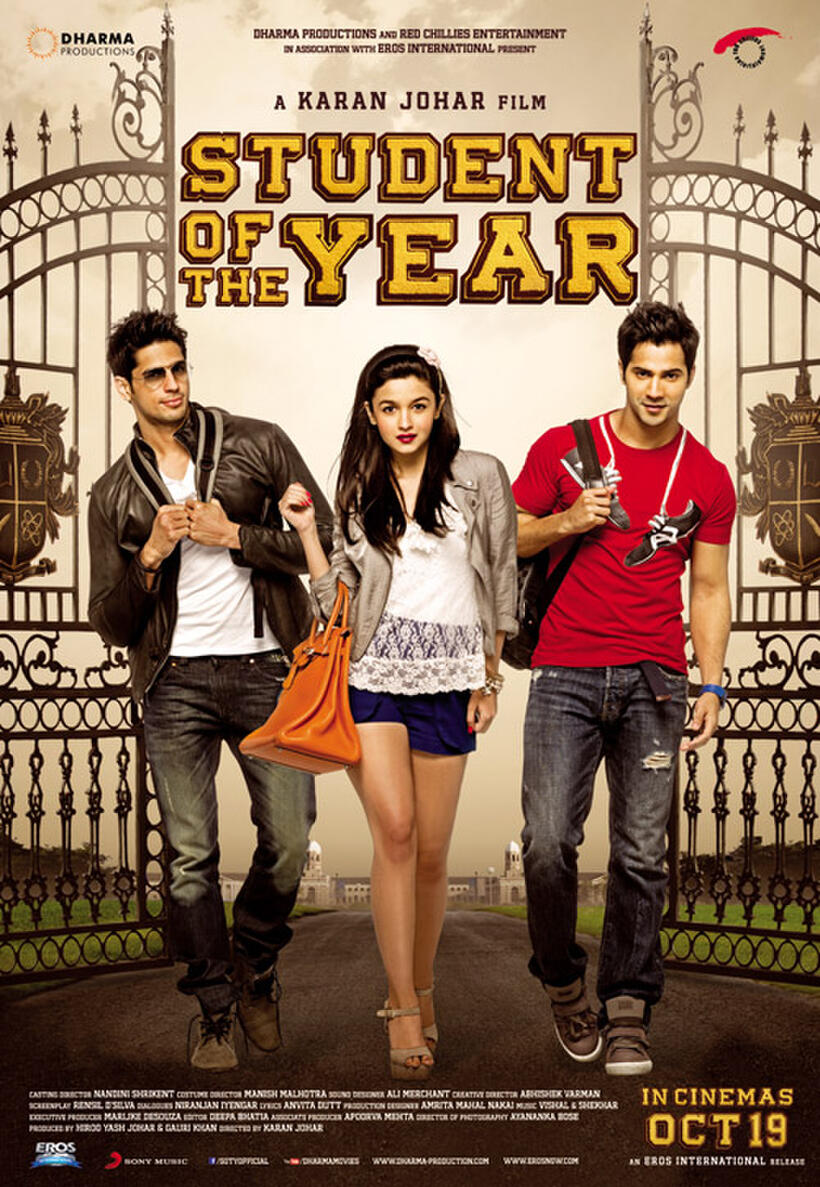 Poster art for "Student of the Year."