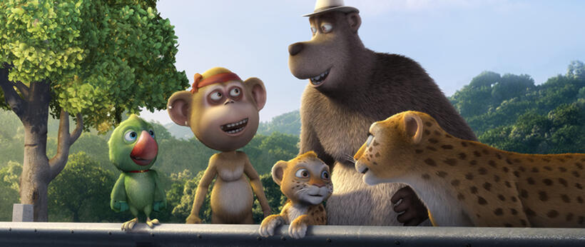 A scene from "Delhi Safari."