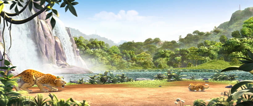 A scene from "Delhi Safari."