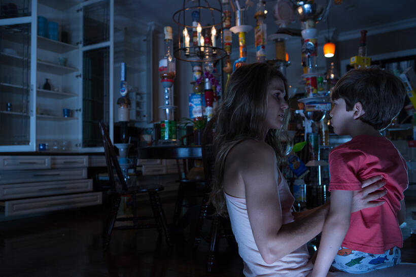 Keri Russell and Dakota Goyo in "Dark Skies."