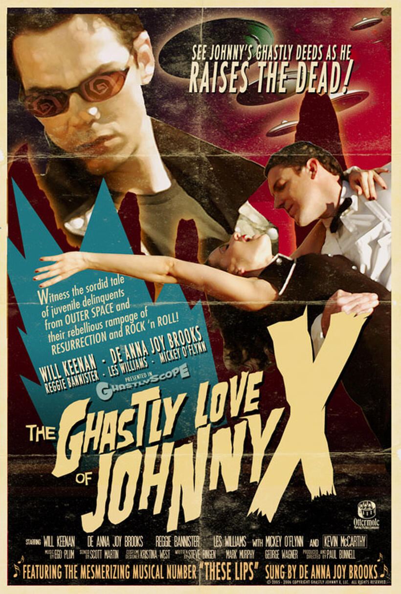 Poster art for "The Ghastly Love of Johnny X."