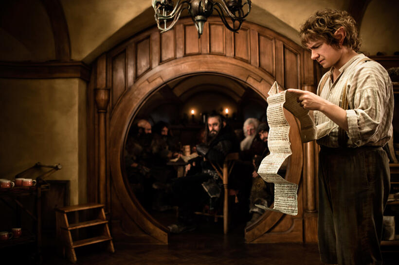Martin Freeman as Bilbo Baggins in "The Hobbit: An Unexpected Journey."