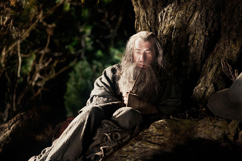 Ian McKellen as Gandalf in "The Hobbit: An Unexpected Journey."