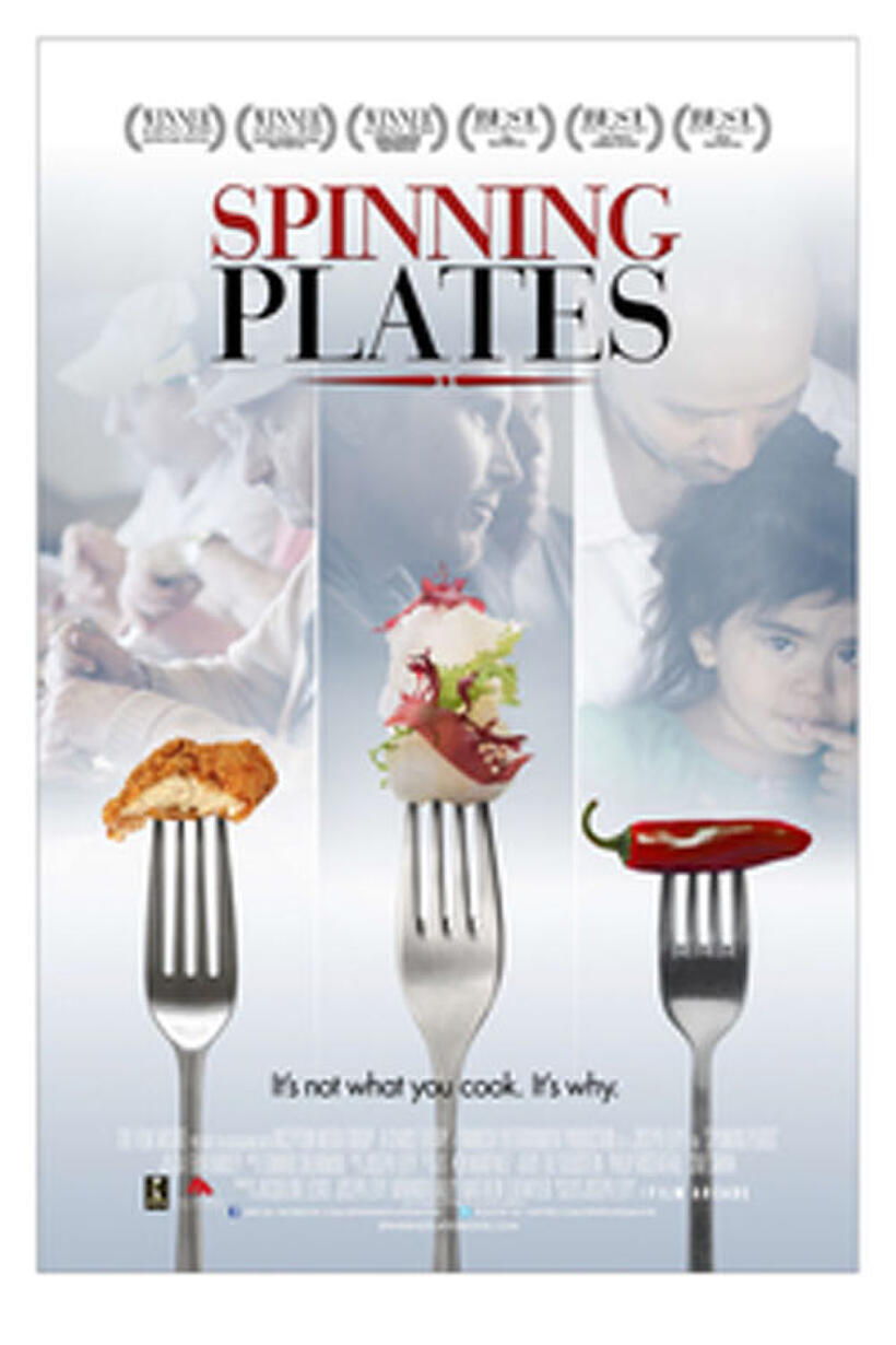 Poster art for "Spinning Plates."