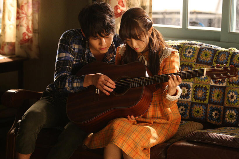 Joong-ki Song and Bo-yeong Park in "A Werewolf Boy."