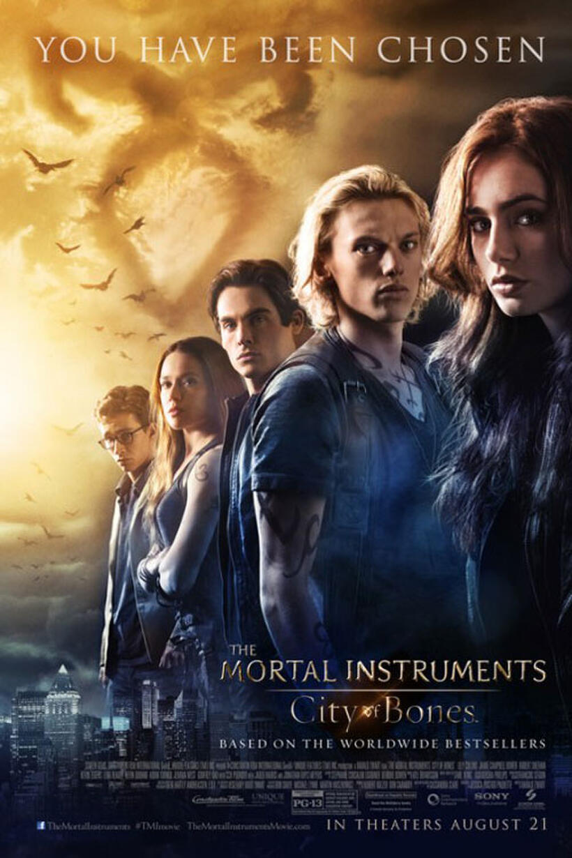 Poster art for "The Mortal Instruments: City of Bones."