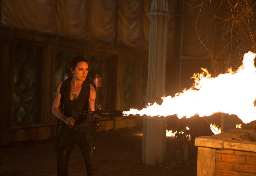 Jemima West as Isabelle Lightwood in "The Mortal Instruments: City of Bones."