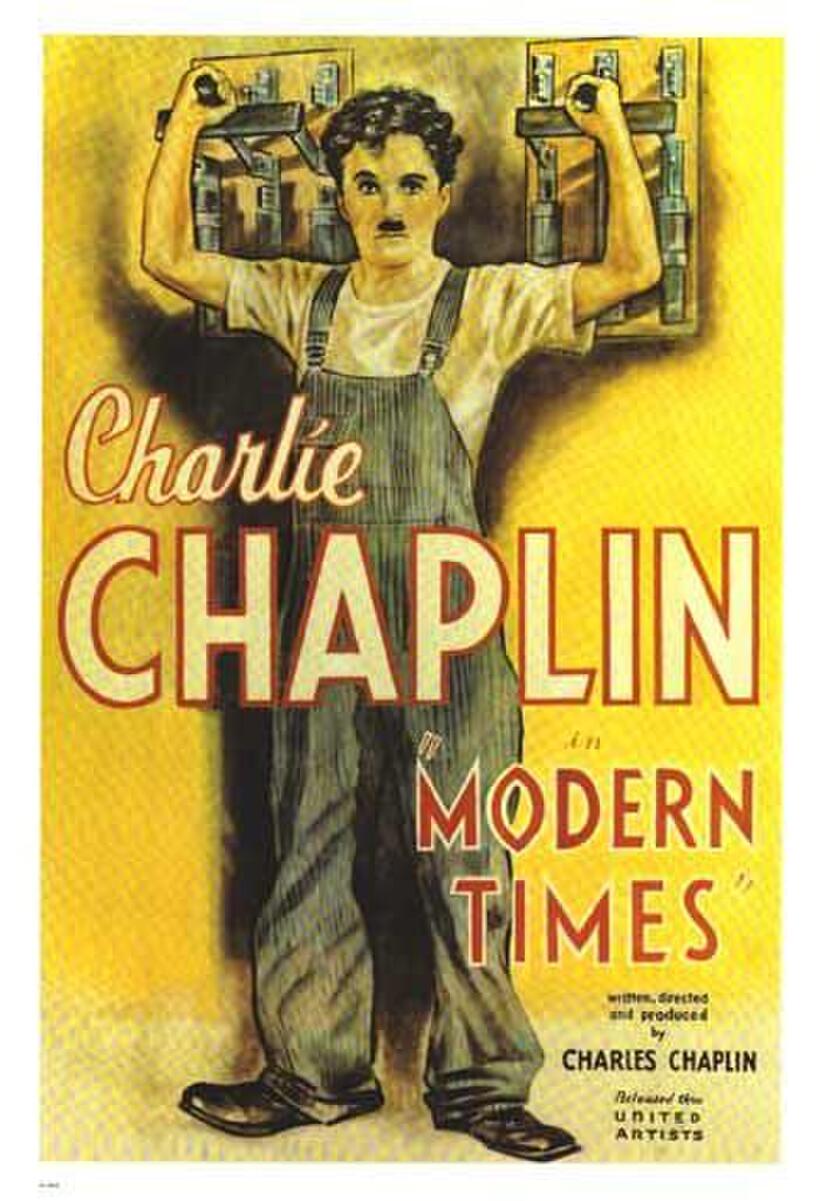 Poster art for "Modern Times."